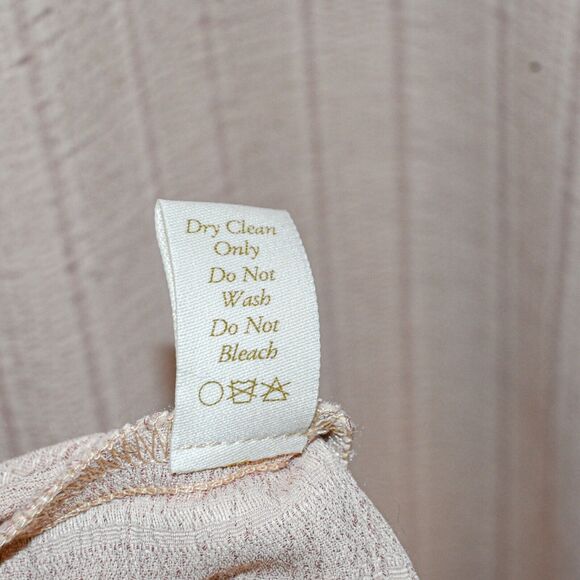 Christy Dawn Women's the Jessa Dress Maxi Ruffle trim in Oat stripe size Medium - Picture 10 of 12